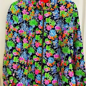 NWT Lilly Pulitzer Disney Large Full Zip Up Leona Jacket New Size L